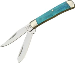 Rough Rider Tiny Trapper Green Bone - Folding
