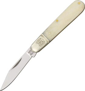 Rough Rider Small Barlow White Bone - Folding