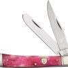 Rough Rider Trapper - Red Bone Handle