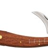 Rough Rider Mushroom Knife - Brown Wood 5.38in