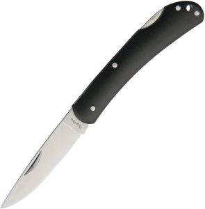 Rough Rider Lockback Black - Aluminum Handle 4in