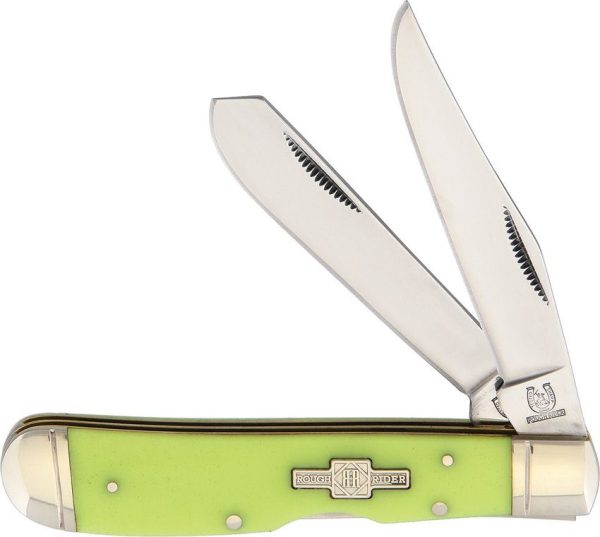 Rough Rider Moon Glo Trapper Lockback - Synthetic Handle