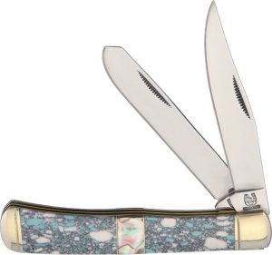 Rough Rider Crackle Stone Trapper - Dual Stainless Blade