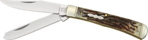 Rough Rider Trapper Deer Stag Stainless Folding Knife
