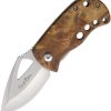 Rough Rider Linerlock Wood Brown Stainless Folding Knife