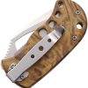 Rough Rider Linerlock Wood Brown Stainless Folding Knife