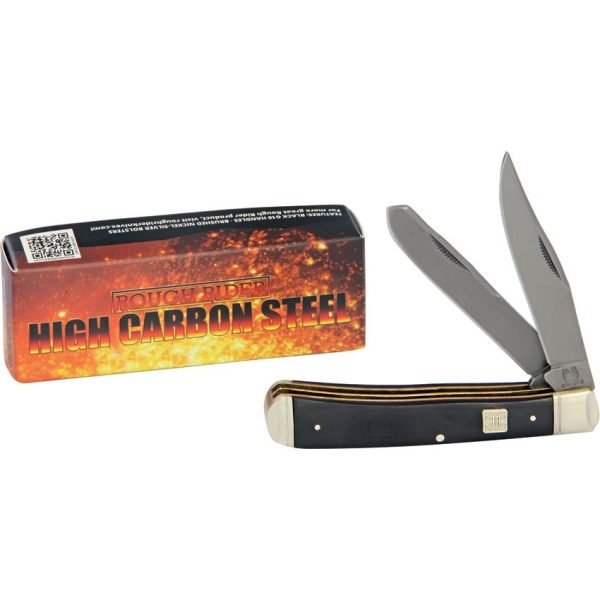 Rough Rider Trapper High Carbon G10 Black Blade