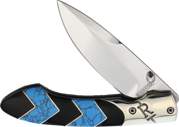 Rough Rider Turquoise Peak Linerlock Folding Knife