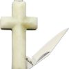 RR1582.jpg Rough Rider Cross Knife White Smooth Bone