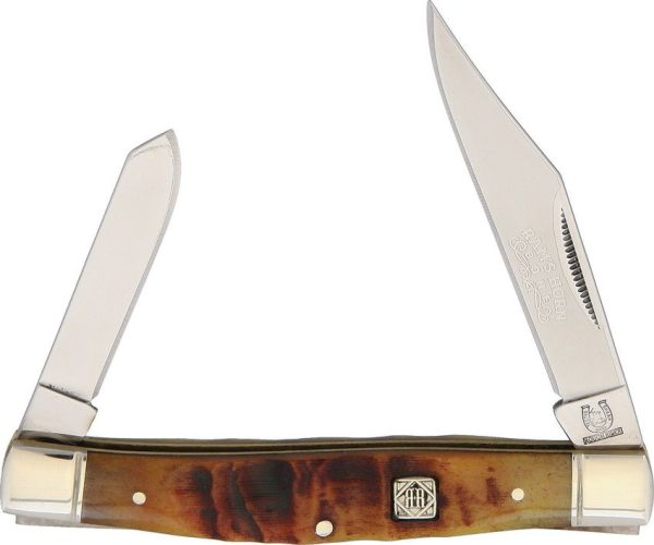 Rough Rider Stockman Rams Horn Folding Knife