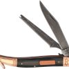 Rough Rider Black Bone Fish Knife 5" Folding Knife 440 Stainless
