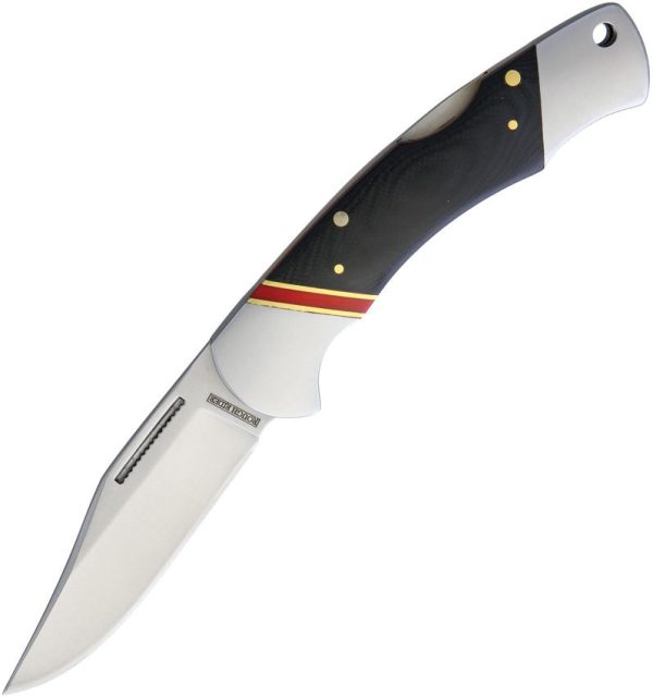 Rough Rider Highland Lockback Black G10