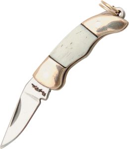 RR166.jpg Rough Rider Miniature Folder Bone Handle Keyring