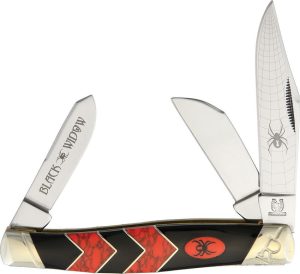 Rough Rider Stockman Black Widow Three-Blade