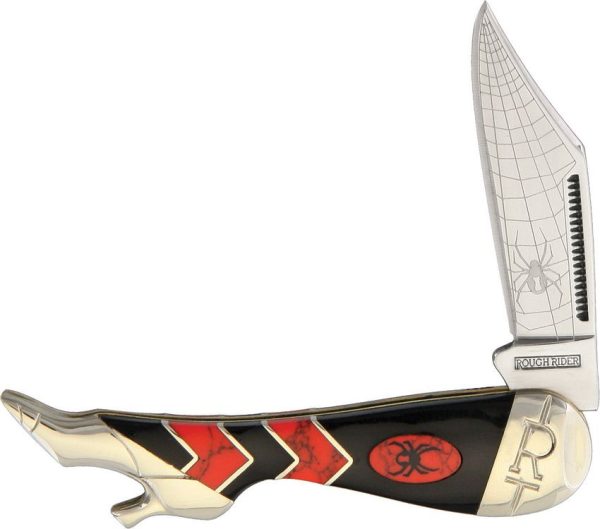 Rough Rider Black Widow Small Leg Slip-Joint Knife