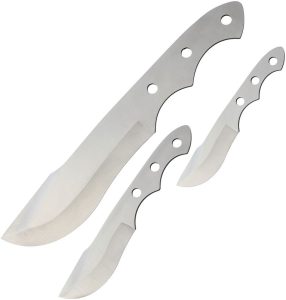 Rough Rider Knifemaking Blade Set 3pc Stainless Steel