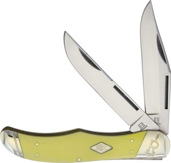 Rough Rider Folding Hunter Carbon Yellow
