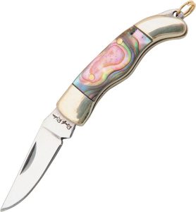 Rough Rider Miniature Folder Stainless Abalone