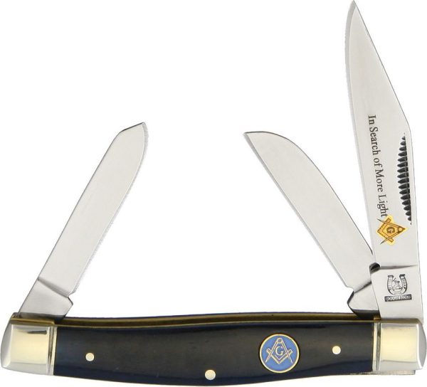 Rough Rider Masonic Stockman - Three-Blade