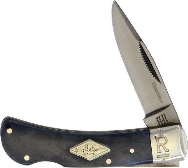 Rough Rider Lockback Black Titanium - 2 inches