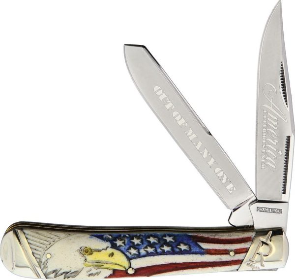 Rough Rider America Trapper - Natural Bone