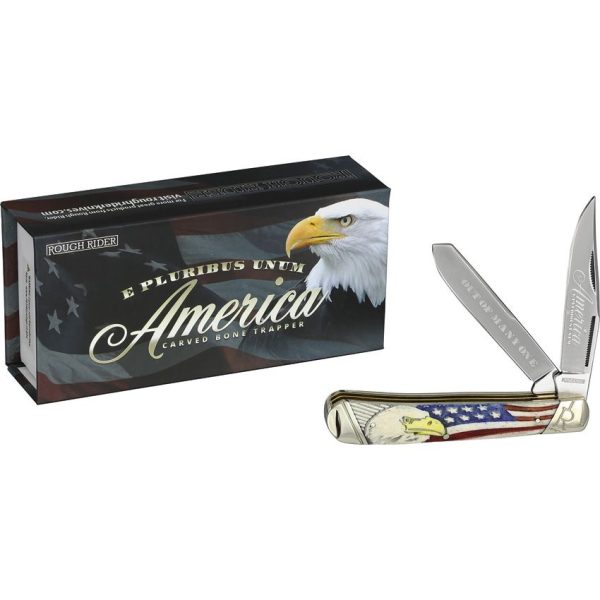 Rough Rider America Trapper - Natural Bone