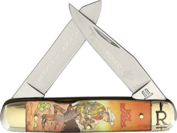 Rough Rider Moose Roy Rogers Silver Screen Series Knife