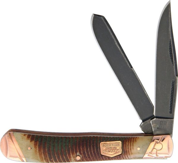 RR1840.jpg Rough Rider Backwoods Bushcraft Trapper Bone Knife