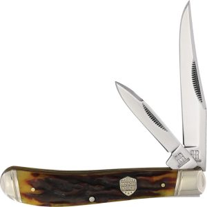 Rough Rider Trapper Brown Stag - Dual Blade