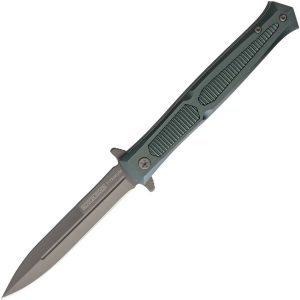 Rough Rider Stiletto Linerlock Green Aluminum
