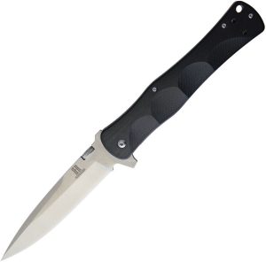 Rough Rider Linerlock Black G10 Extended Tang