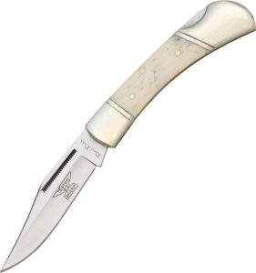 Rough Rider Lockback Folding Knife White Bone