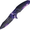 Rough Rider Galaxy Linerlock - Purple Storm Aluminum