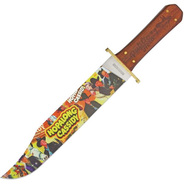 Rough Rider Hopalong Cassidy Bowie Fixed Blade Knife 11.5"
