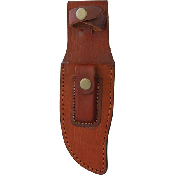 Rough Rider .45 Bowie Fixed Blade Stag Bone Handle Knife