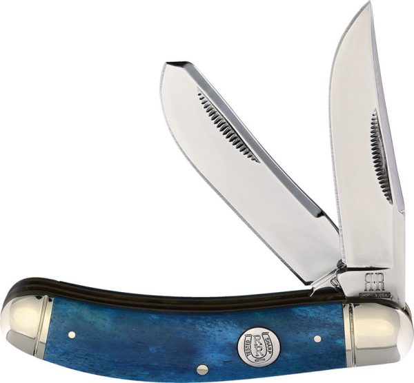 Rough Rider Sowbelly Trap Blue Bone - Mirror Finish