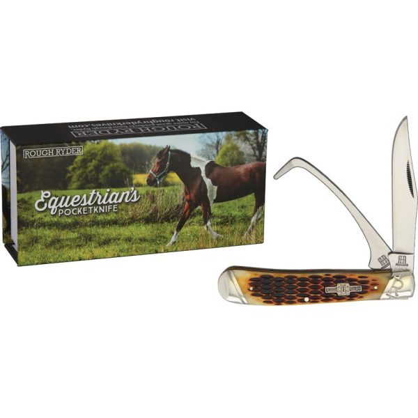 Rough Rider Equestrian Trapper - Amber Bone