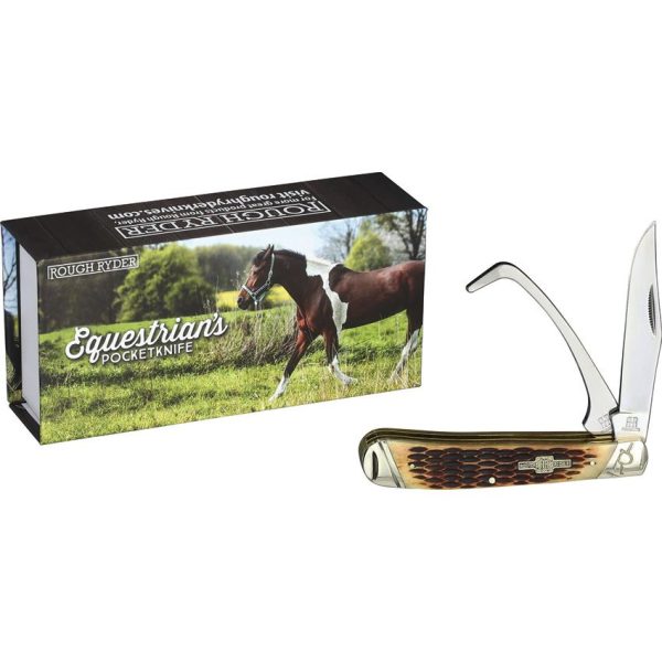 Rough Rider Equestrian Trapper - Amber Bone