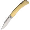 Rough Rider Brass Lockback - 440SS Clip Point