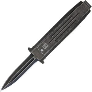 Rough Rider Swing Blade - Black Stonewash Double Edge