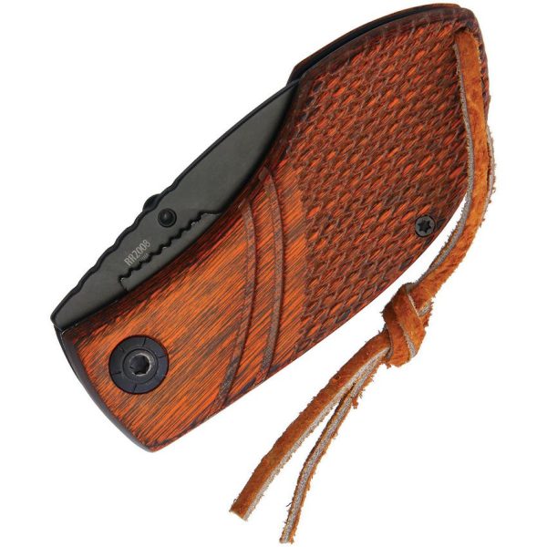 Rough Rider Linerlock Wood Handle Drop Point