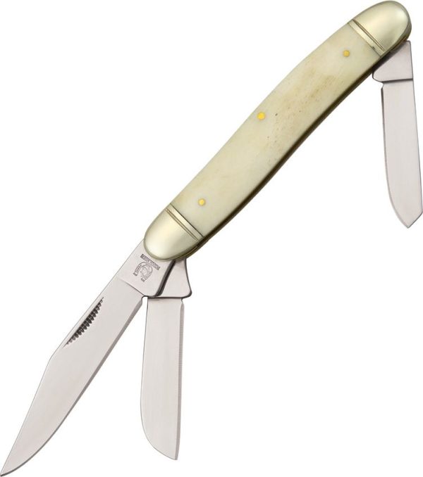 RR206.jpg Rough Rider Stockman White Bone Folding Knife
