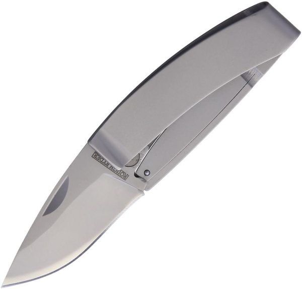 Rough Rider Money Clip Framelock - Satin Stainless