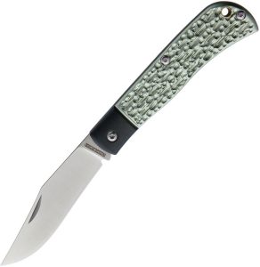 Rough Rider Green Aluminum Folder VG-10 - Slip Joint