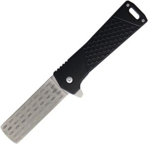 Rough Rider Diamond Sharpener Linerlock - Black Aluminum