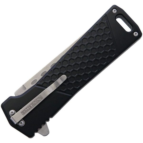 Rough Rider Diamond Sharpener Linerlock - Black Aluminum