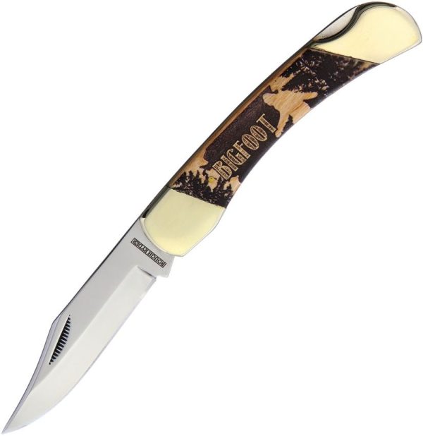 Rough Rider Big Foot Lockback Wood Handle