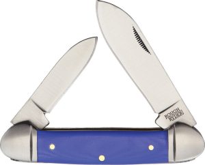 Rough Rider Canoe Blue G10 Multi-Blade Folder