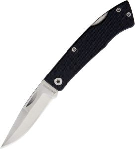 Rough Rider Black G10 Lockback Folding Knife
