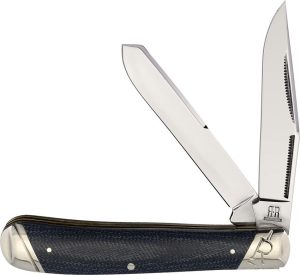 Rough Rider Denim Trapper Micarta Multi-Blade